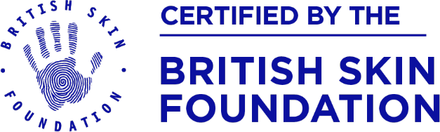 Certified by the British skin foundation
